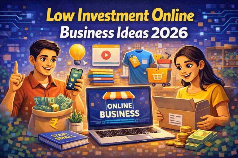 Low Investment Online Business Ideas 2026