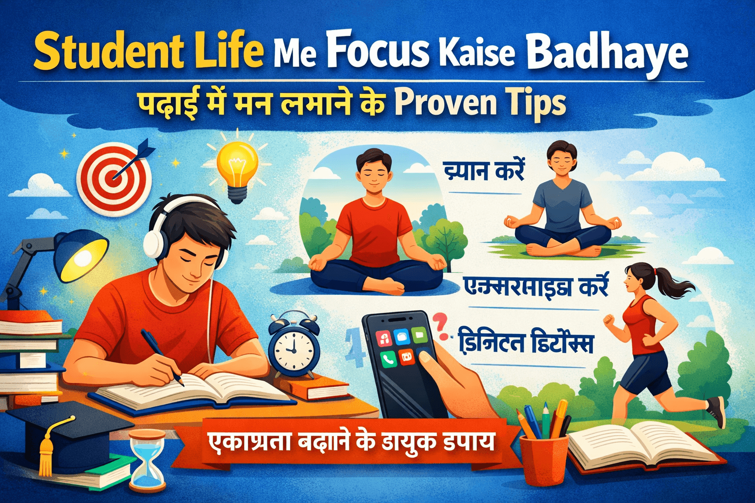 Student Life Me Focus Kaise Badhaye