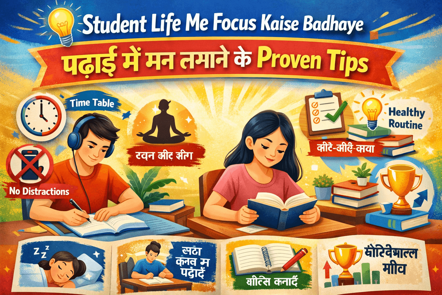 Student Life Me Focus Kaise Badhaye